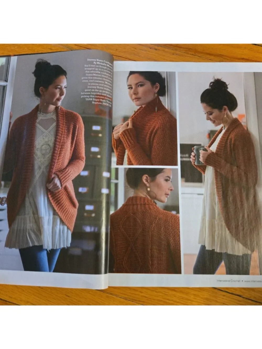 Interweave Crochet Magazine Fall 2019 Wheatfield Cabled Capelet